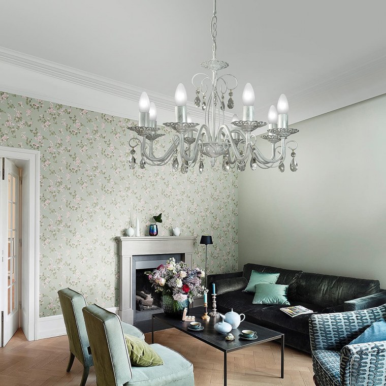 Обои в интерьере гостиной