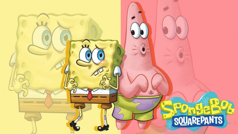 Спанч Боб и Патрик для срисовки