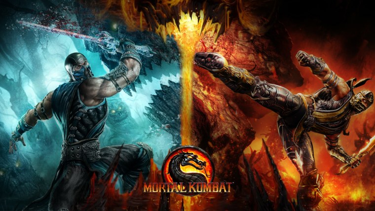 Mortal Kombat Scorpion vs sub Zero