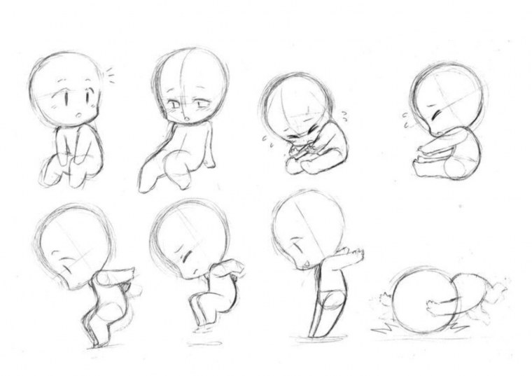 Чиби мальчик референс