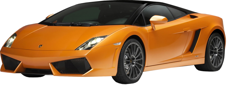 Lamborghini Gallardo LP желтый PNG