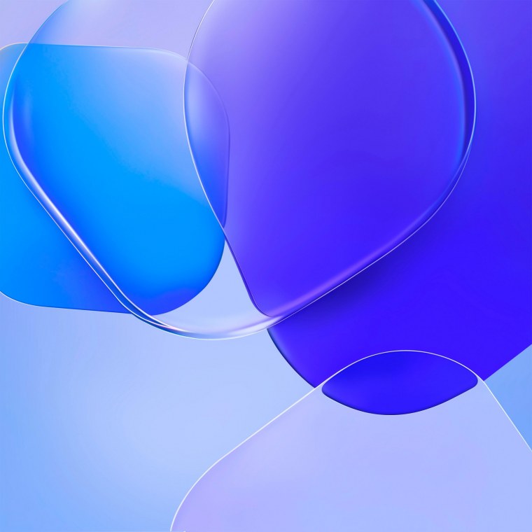 Экран телефона с яркой заставкой