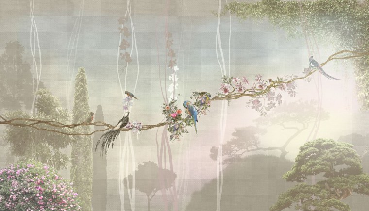 Рисуем джунгли на стене