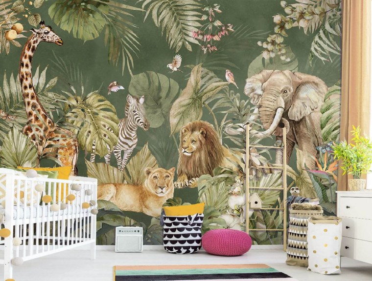 Тропические растения Графика