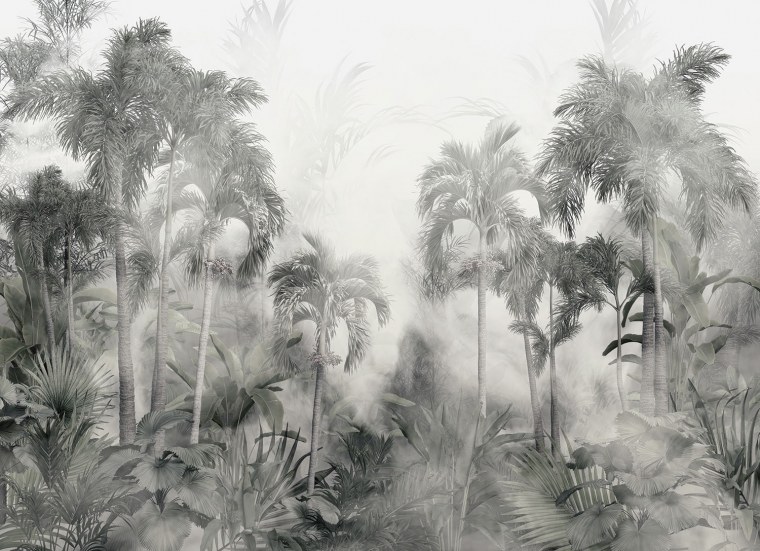 Фреска обезьяны тропики