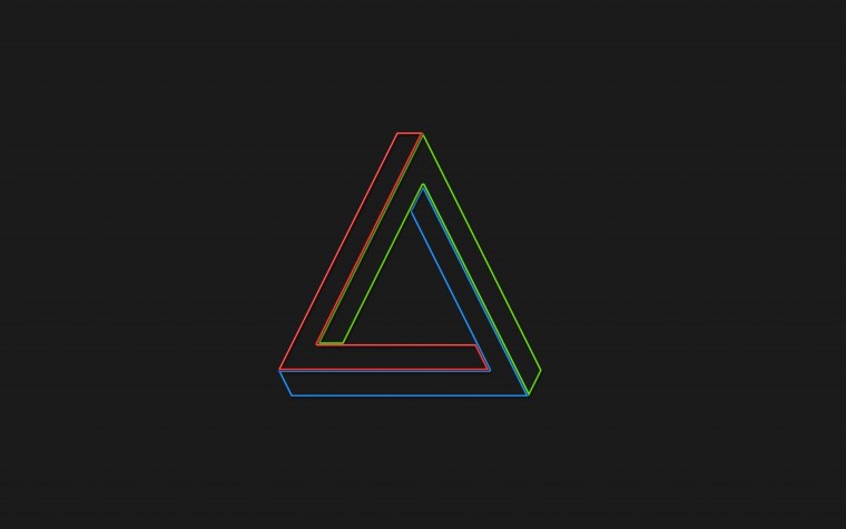 Неоновый фиолетовый на чёрном фоне