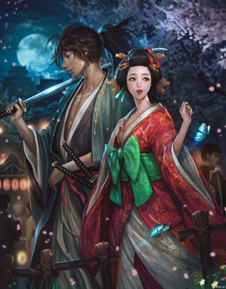 Самурай любовь