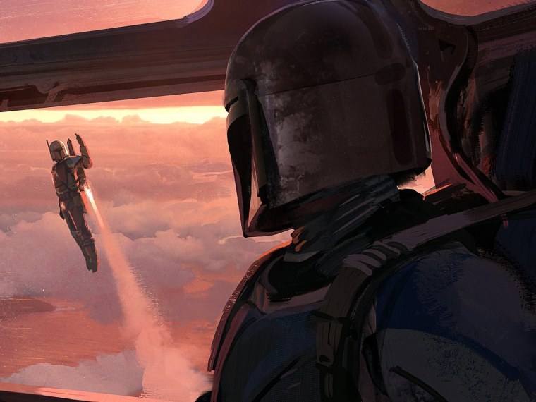 Мандалорец арты из титров 4k