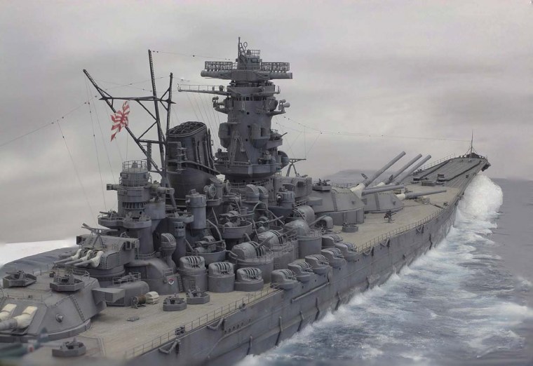 Залп линкора Ямато