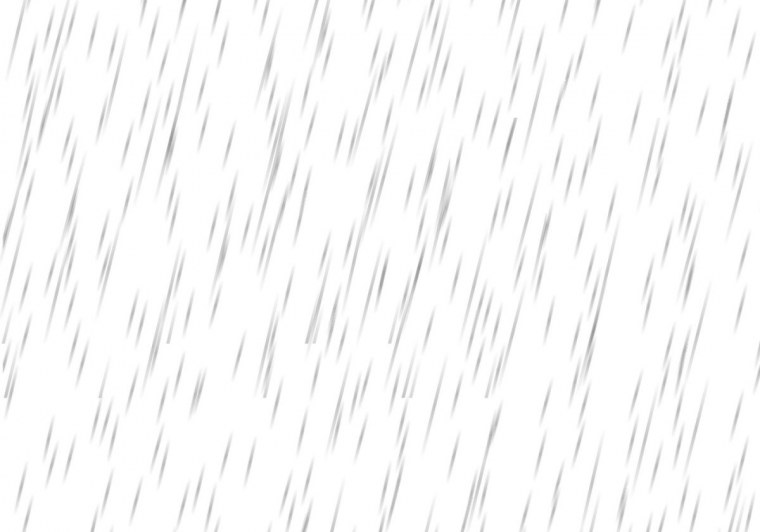 Эффект дождя без фона