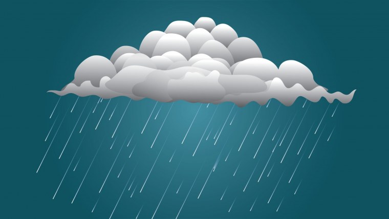 Дождь мультяшный