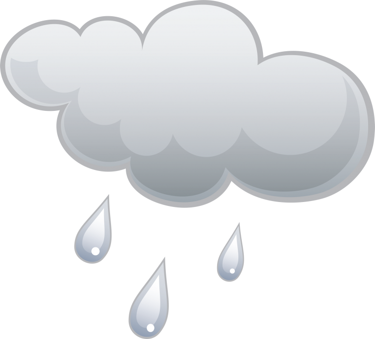 Дождь на прозрачном фоне