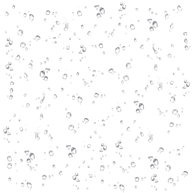 Цветной дождь на прозрачном фоне