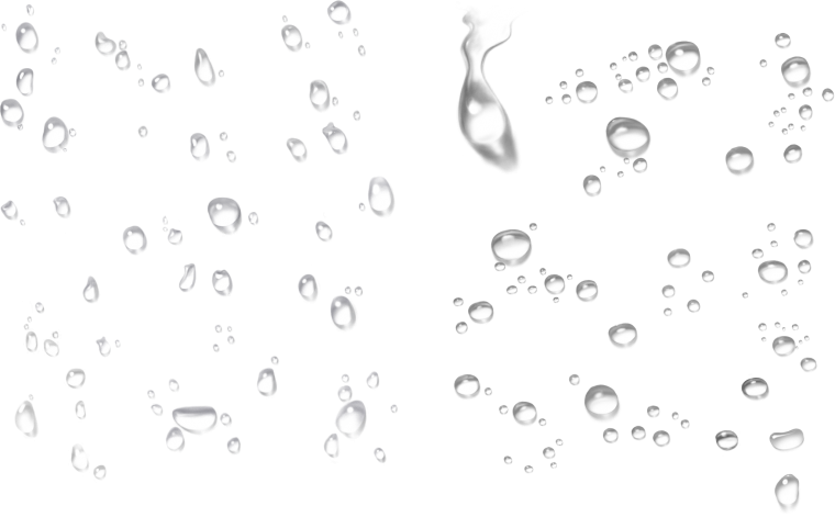 Капли без фона