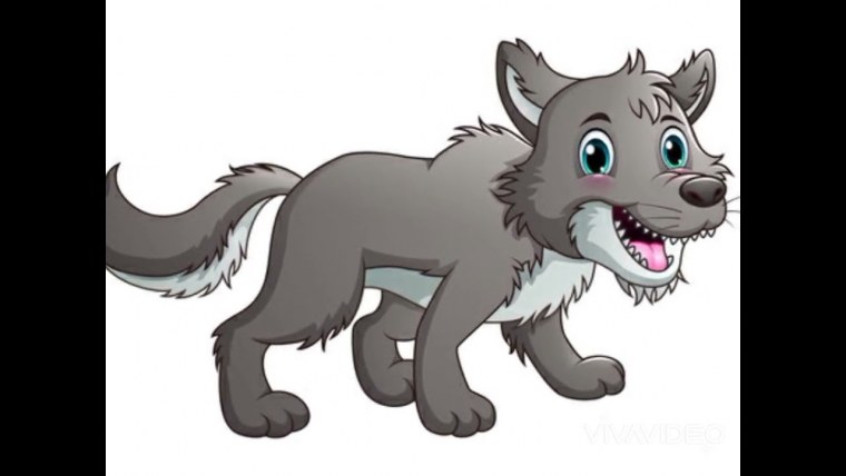 Волк картинка для детей