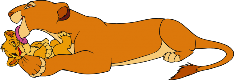 Король Лев львята Симба и Нала