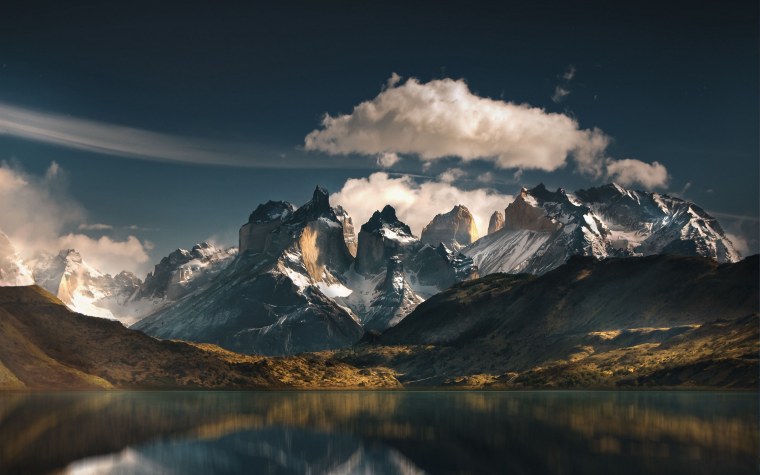 Озеро Морейн в Канаде