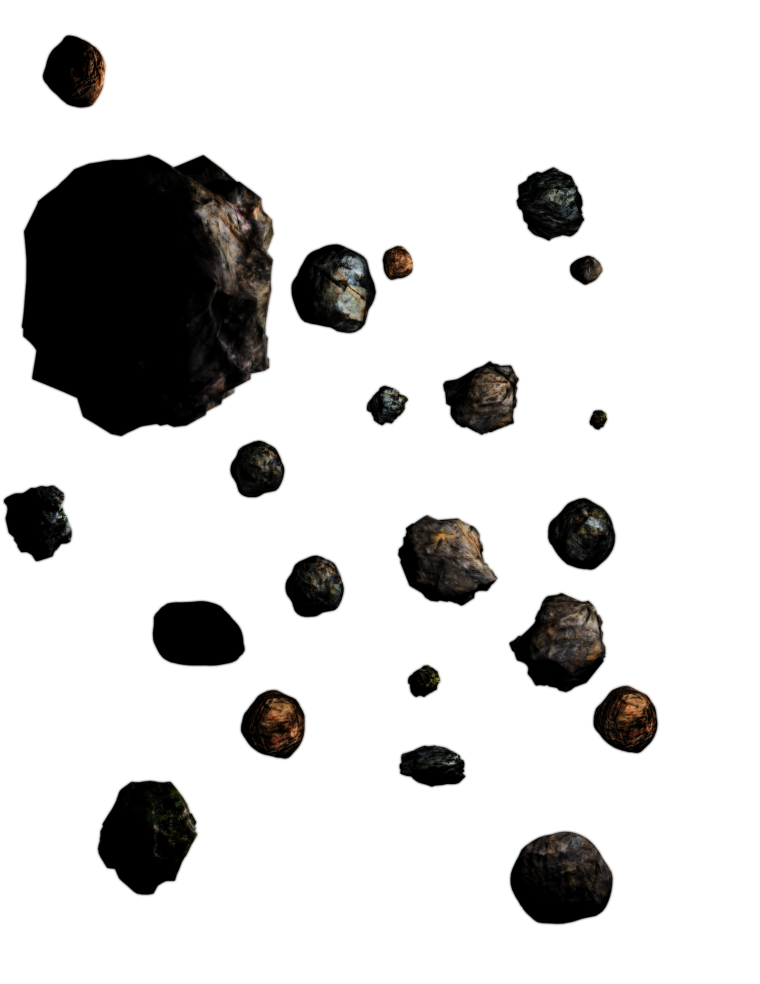 Мультяшные астероиды