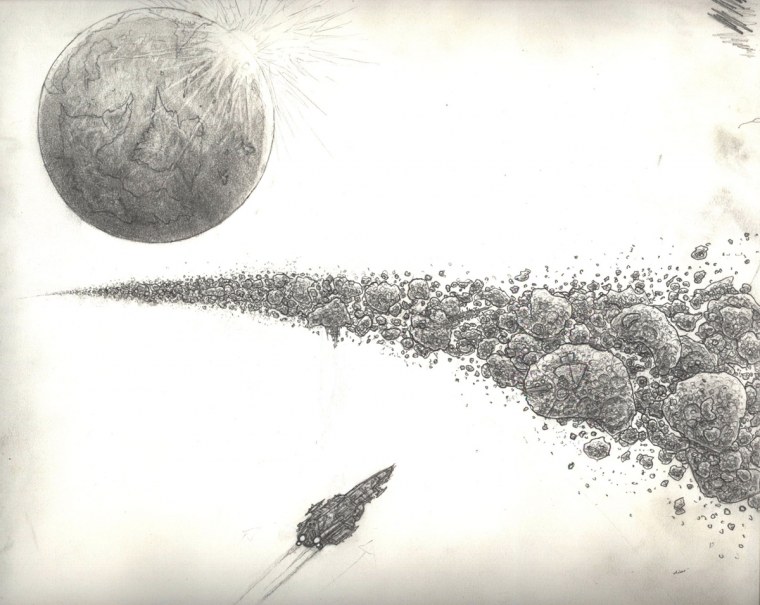 Метеор мультяшный