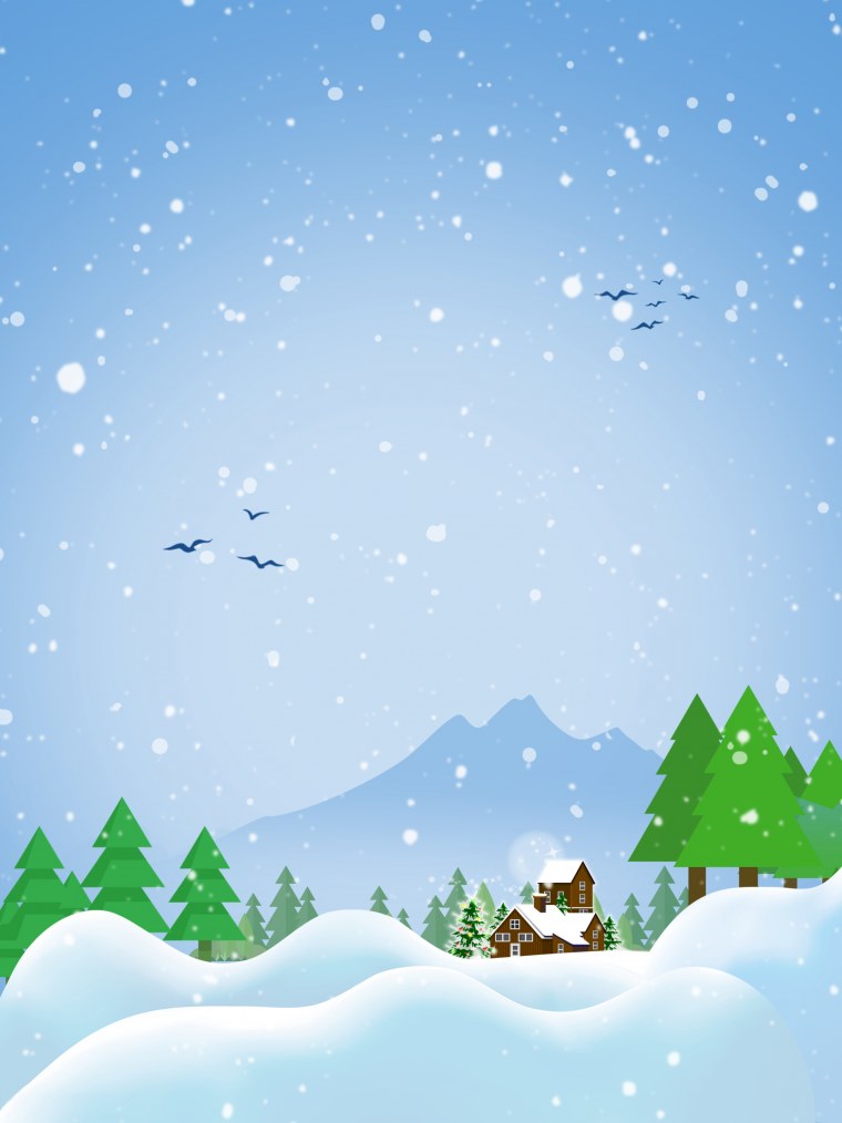 Зимний фон