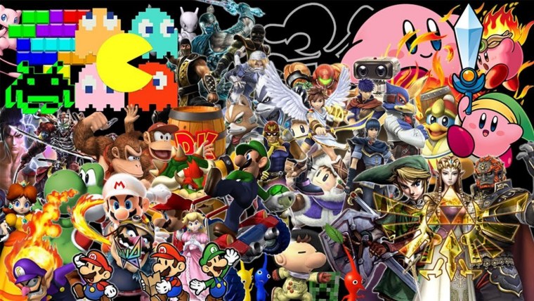 Много персонажей из игр