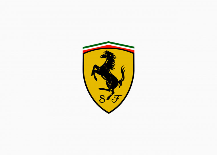 Флаг Италии Ferrari