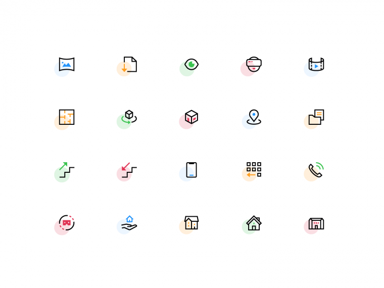 Голубые иконки для приложений эстетичные