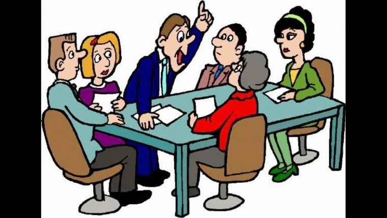 Собрание людей на улице