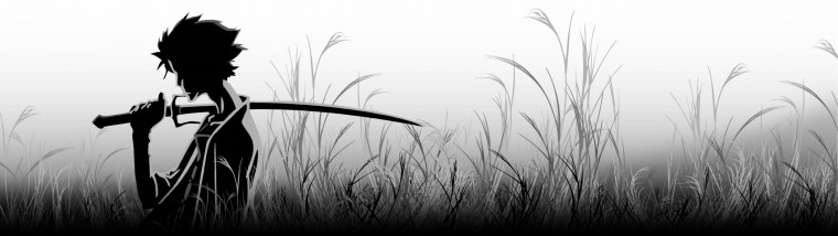 Самурай Чамплу Дзин с катаной