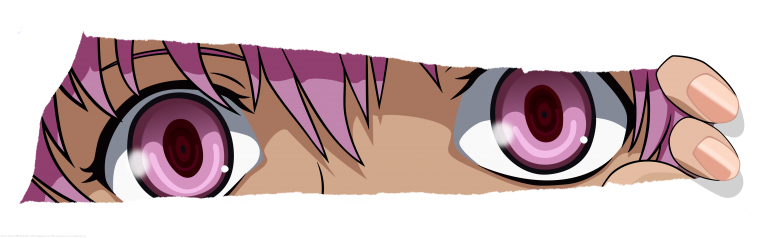 Аниме глаза шапка