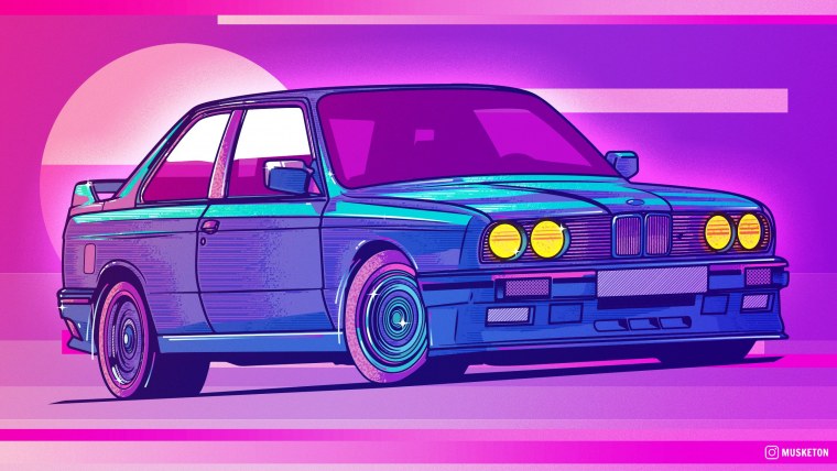 Retro Wave BMW e30