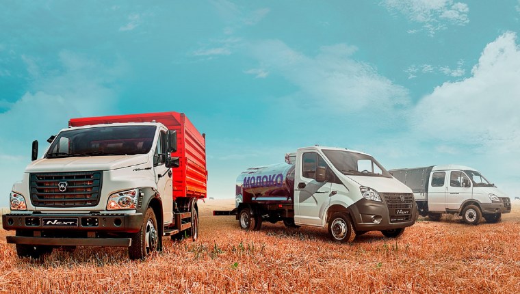 Газель Некст на природе