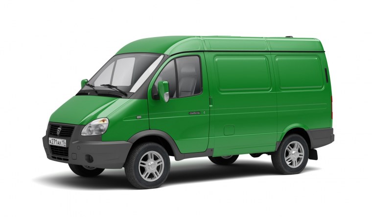 Газель next фургон 3d