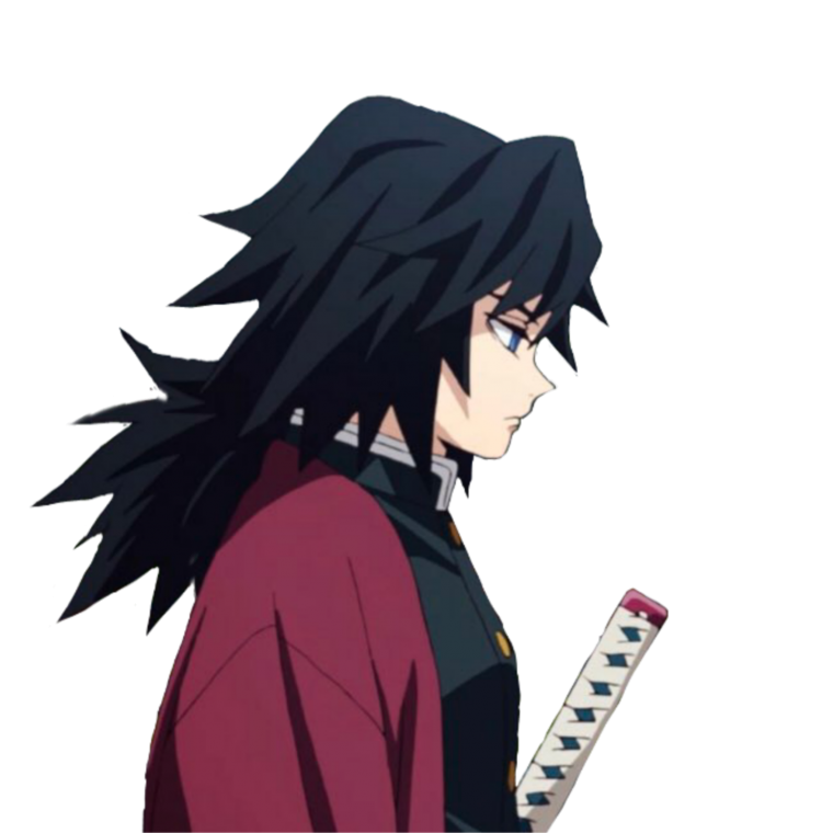 Томиока Гию на прозрачном фоне