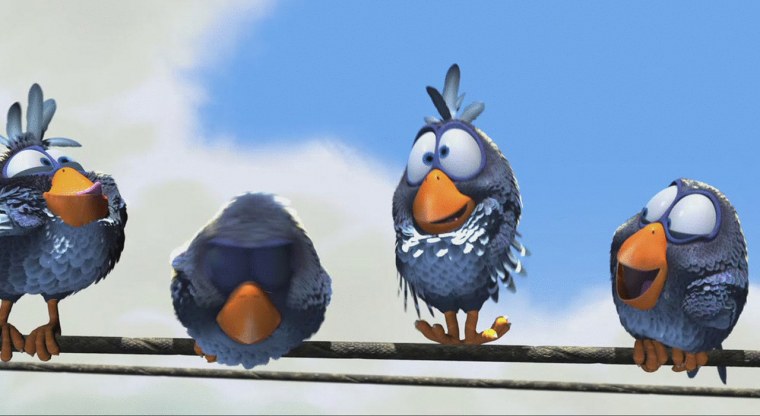 Птички на проводе Pixar