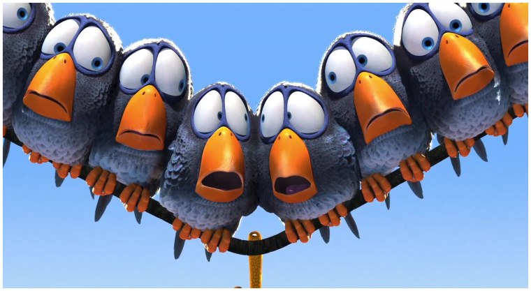 Птички на проводе