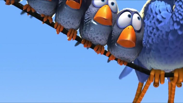 Птички на проводе