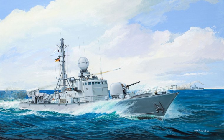 Немецкий эскадренный миноносец типа 1936.