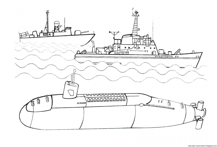 Раскраска авианосец крейсер Адмирал Кузнецов