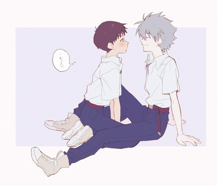 Синдзи Икари плачет