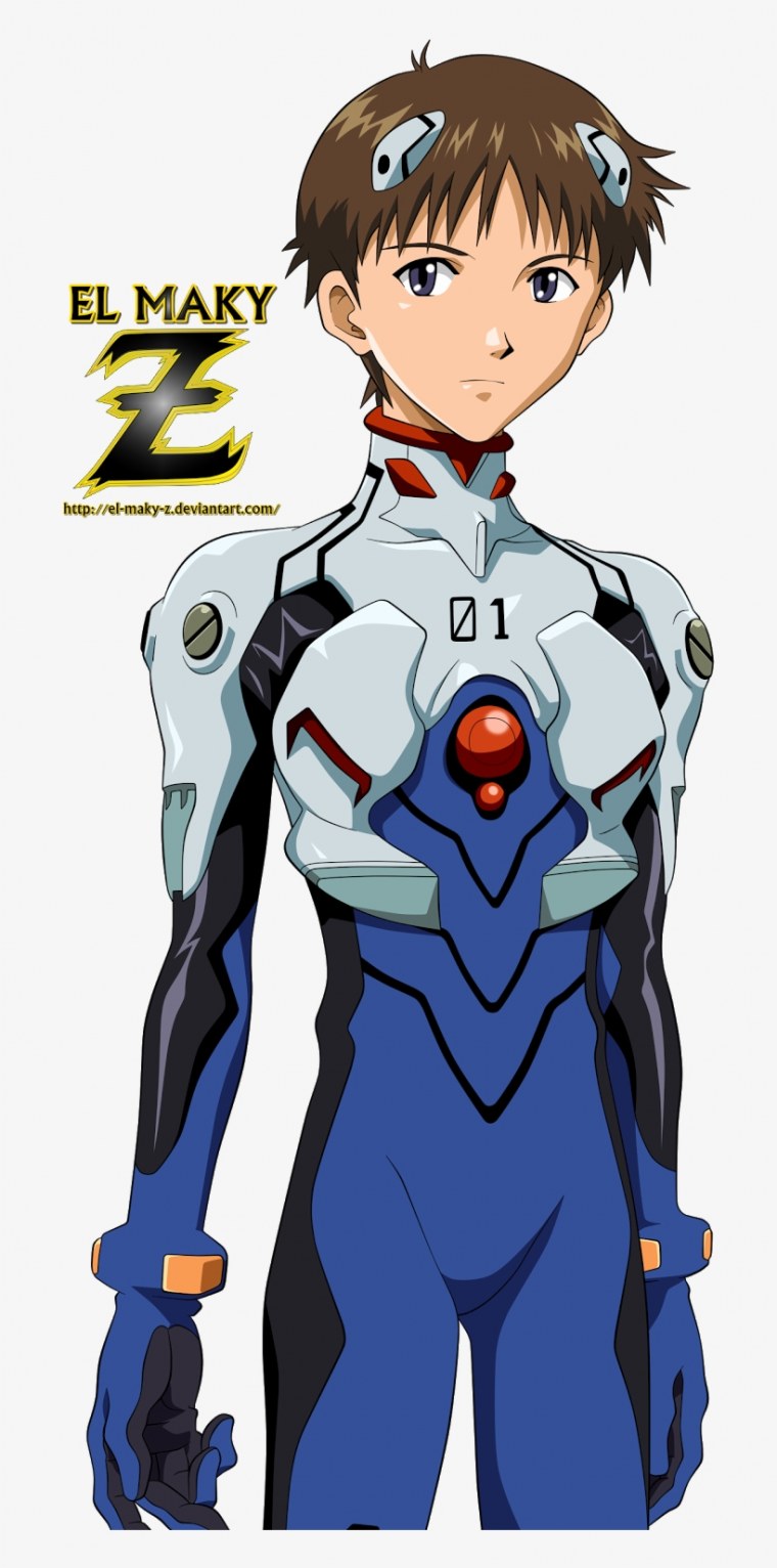 Синдзи Икари фиолетовый