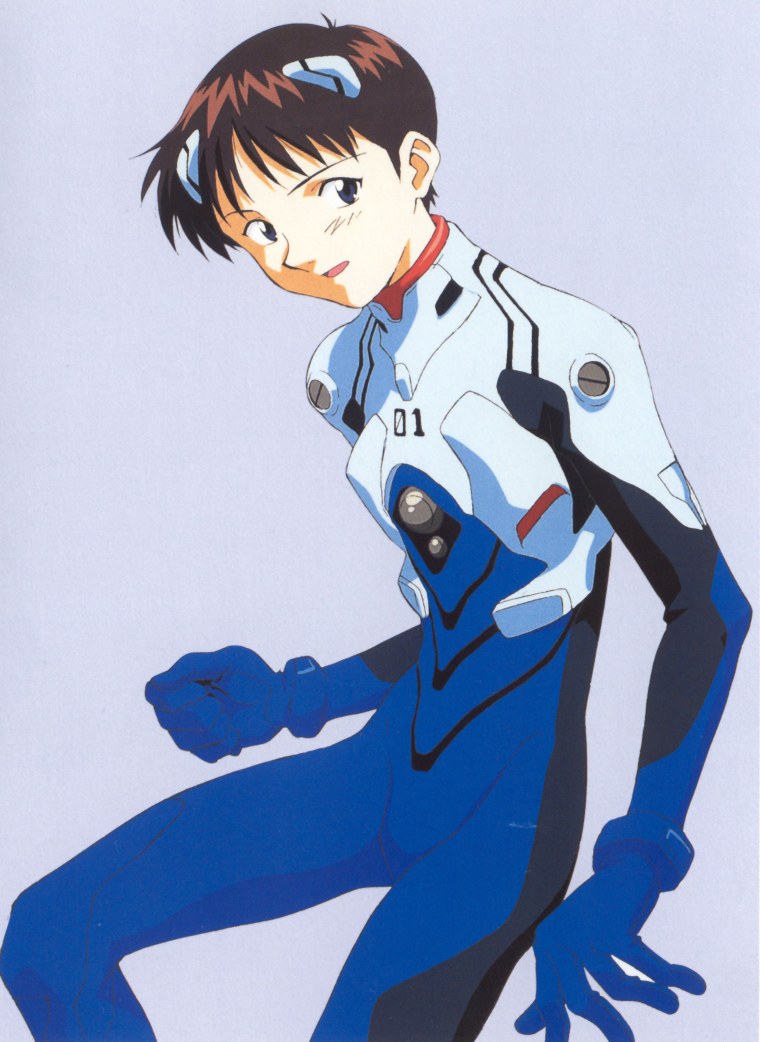 Синдзи Икари прическа