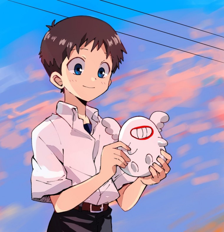 Евангелион 1995 Икари Синдзи