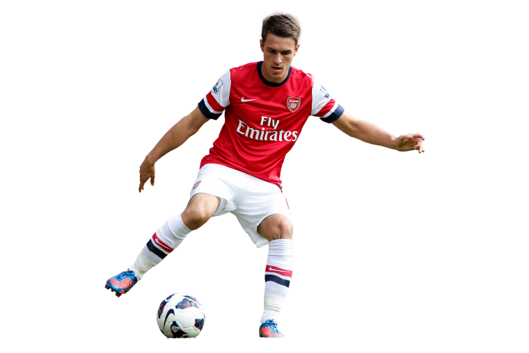 Два футболиста на белом фоне