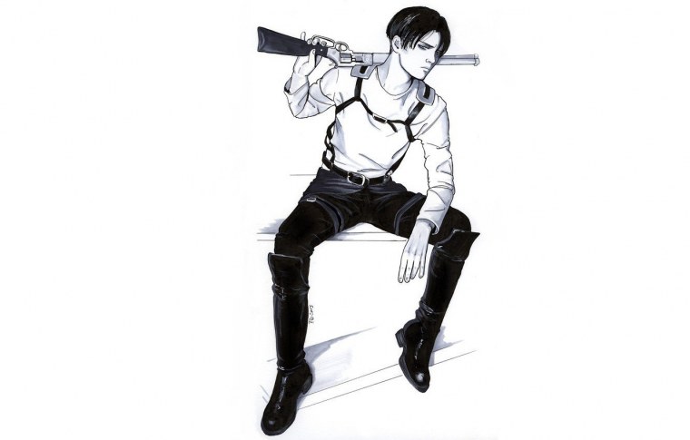 Рост Леви из атаки титанов