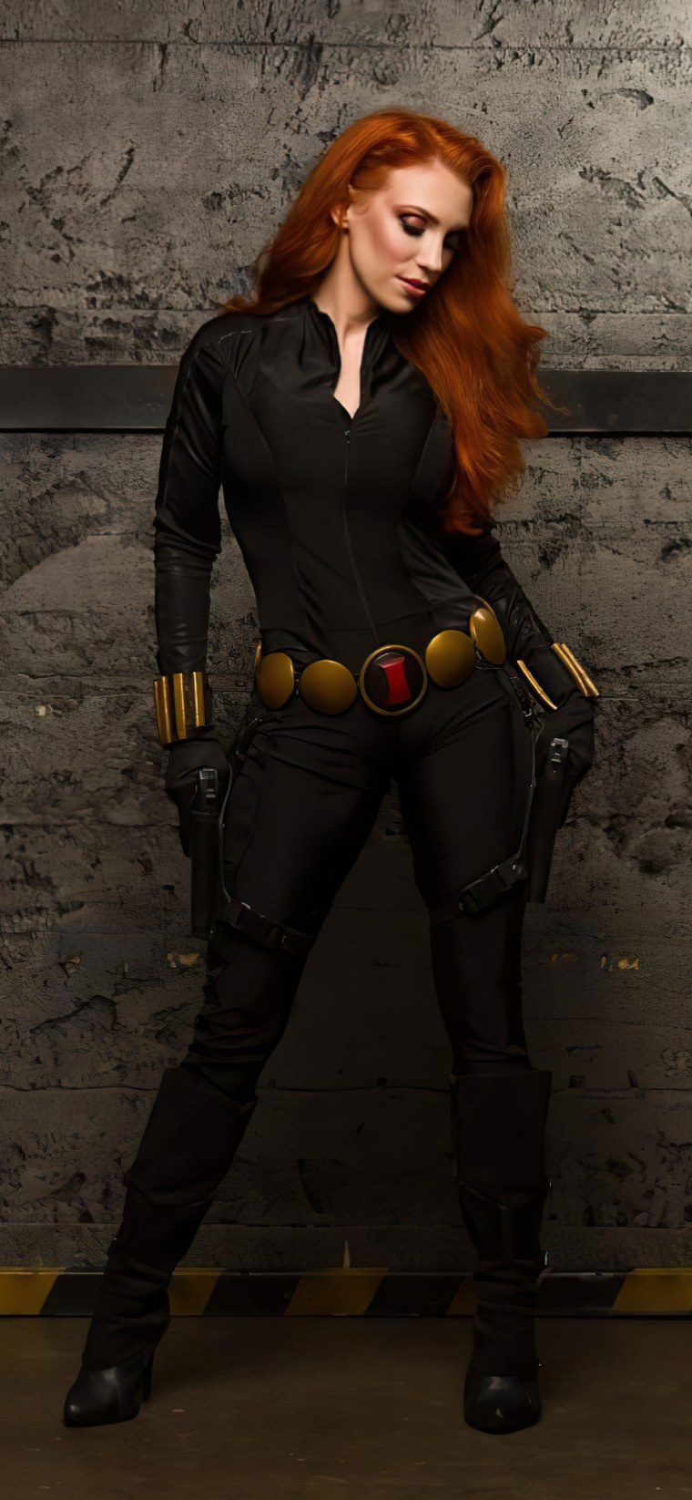 Чёрная вдова косплей Мэдди Роуз