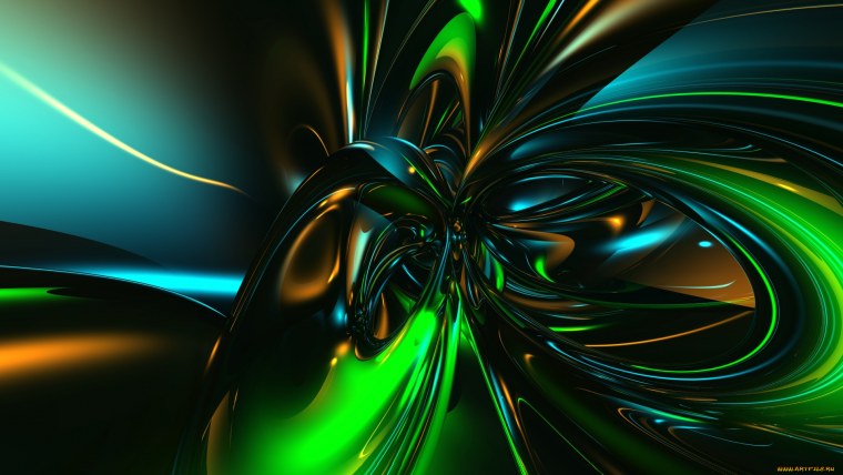 Абстракция зелень