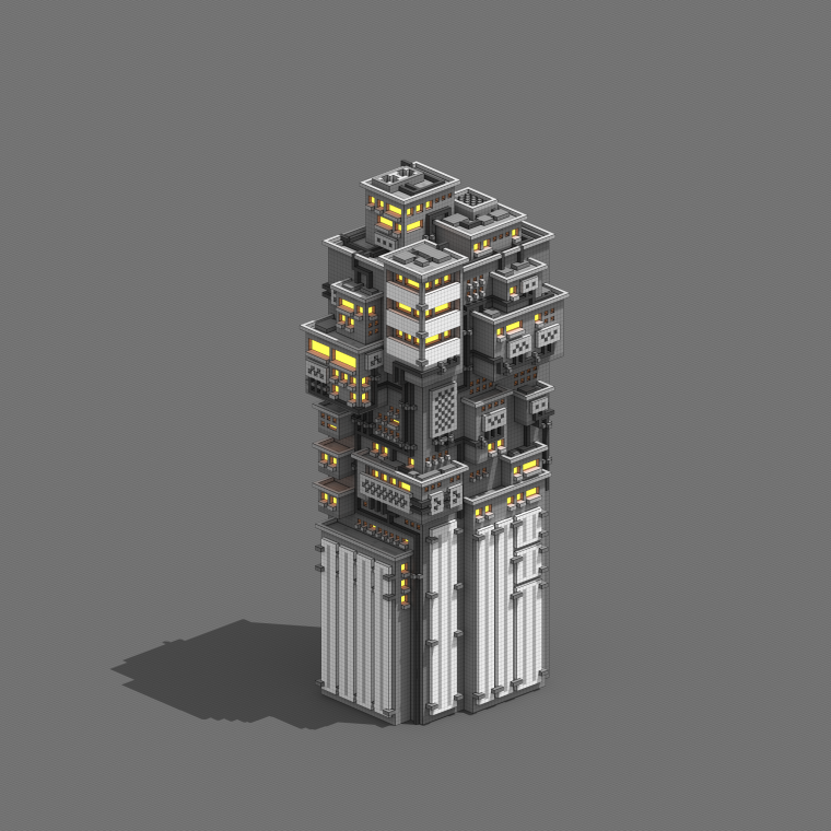 Cyberpunk City майнкрафт