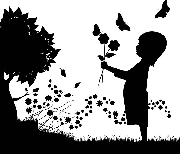 Силуэты влюбленных