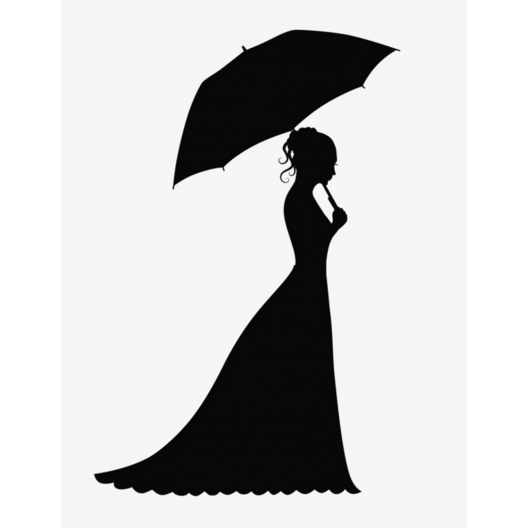 Влюбленные силуэт